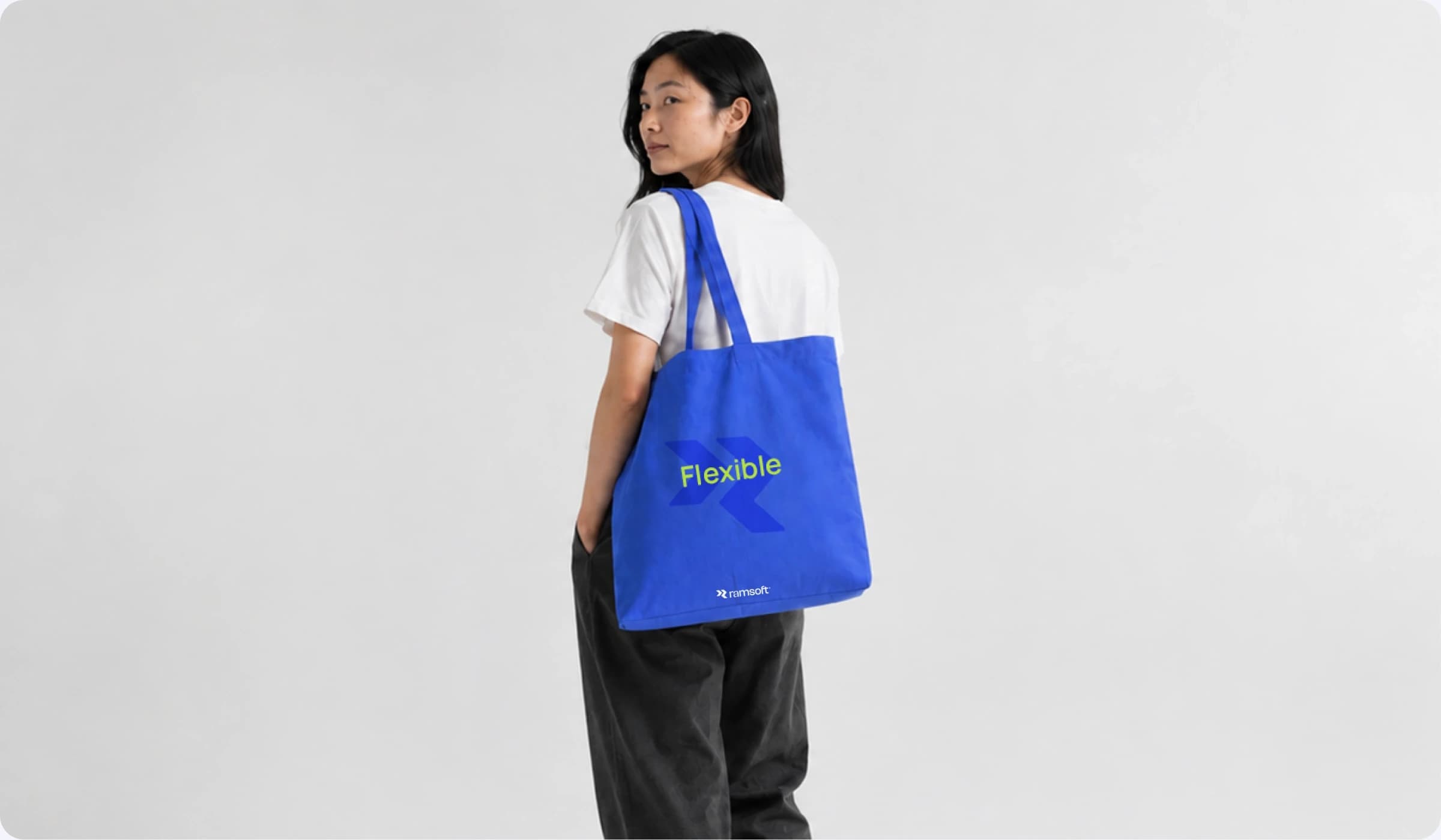 Blue tote bag – Flexible