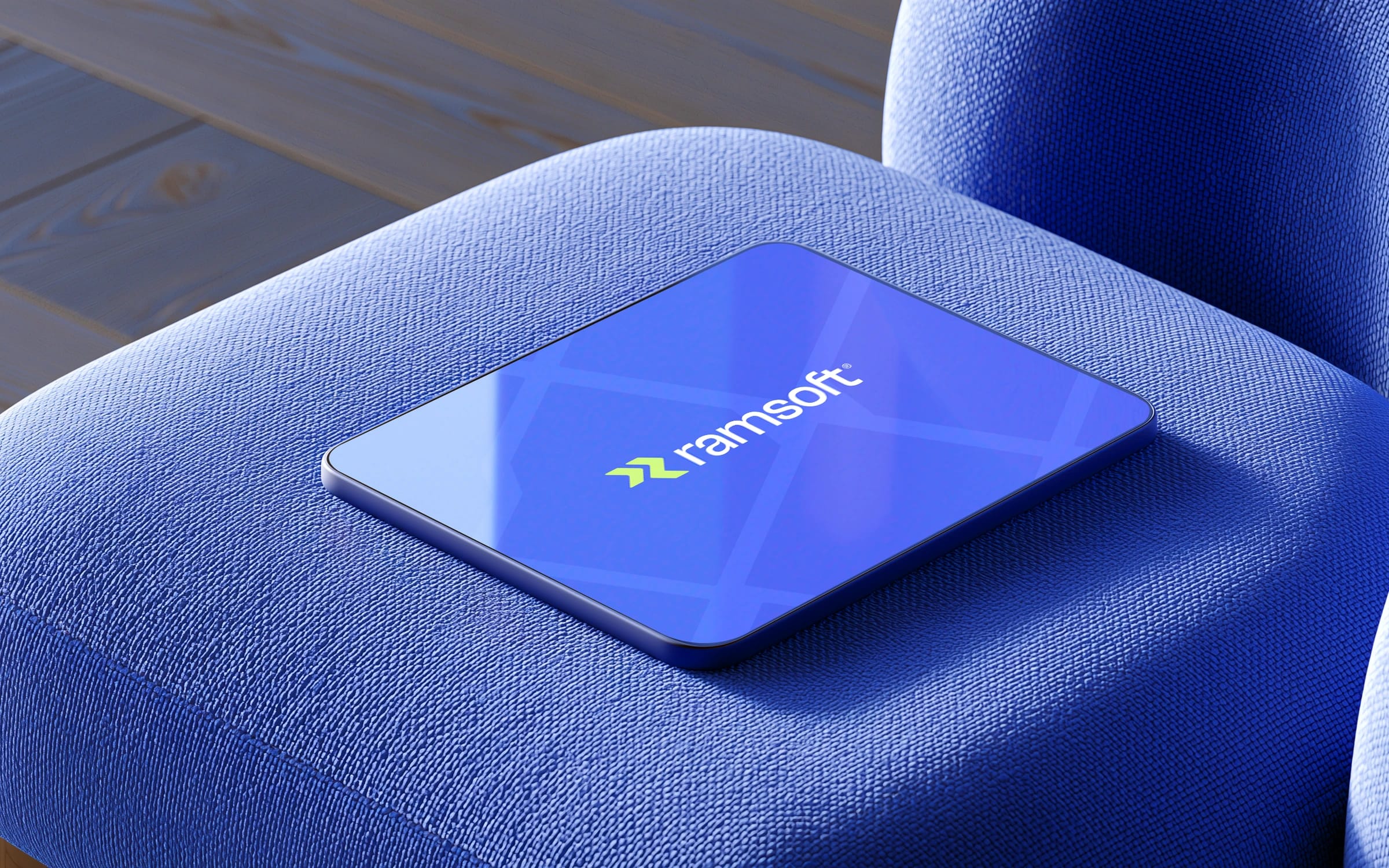 RamSoft brand on a tablet